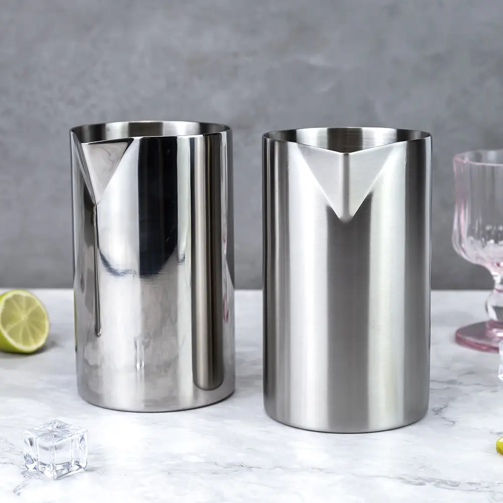850ml (28oz) Double Wall Insulated 304 Stainless Steel Cocktail Mixing Glass