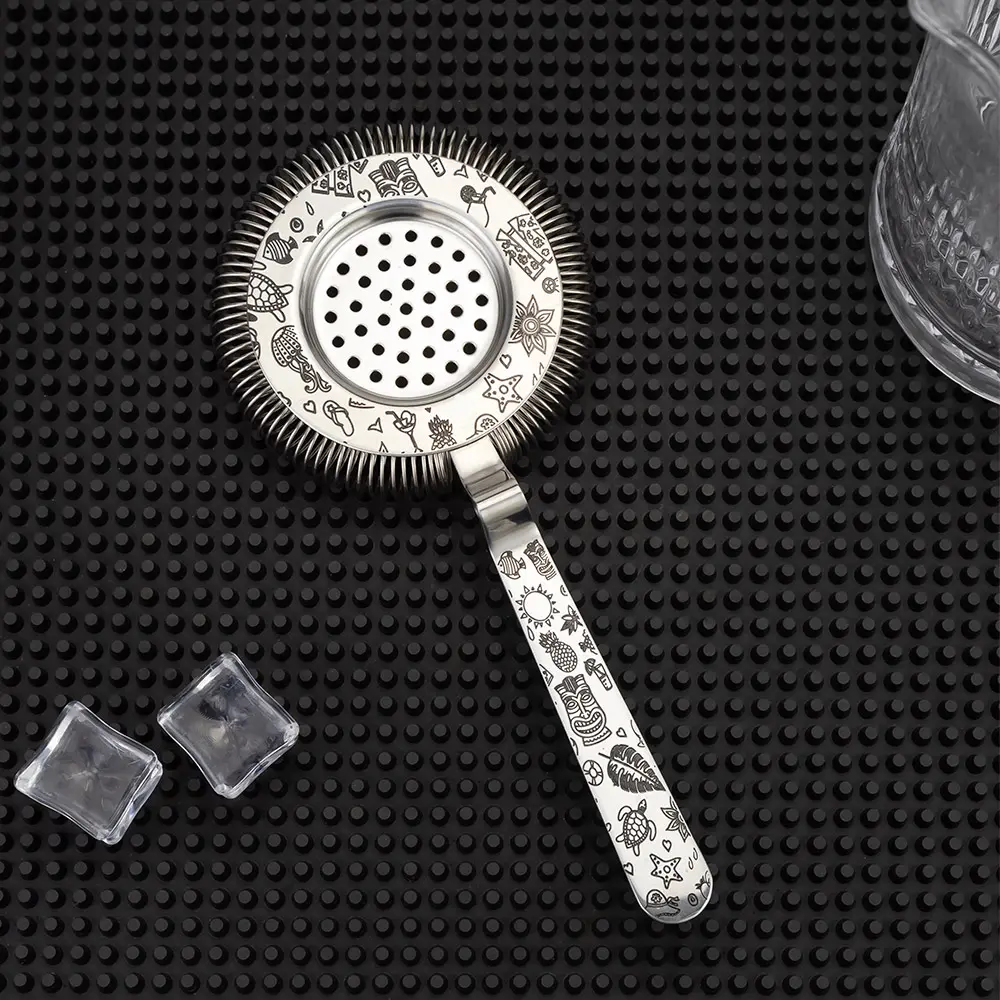 Tiki Etching Bent Bar Hawthorne Strainer (3).jpg