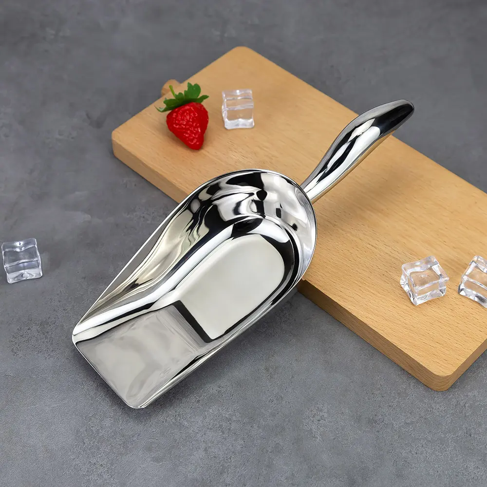 Curved Handle Flat Bottom Stainless Steel Ice Scoop (13).jpg