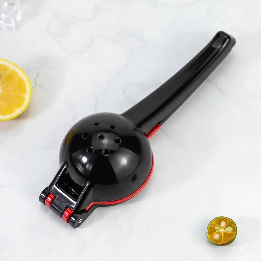 Double Layer 2-in-1 Clip Aluminum Alloy Lemon Squeezer Manual Citrus Press