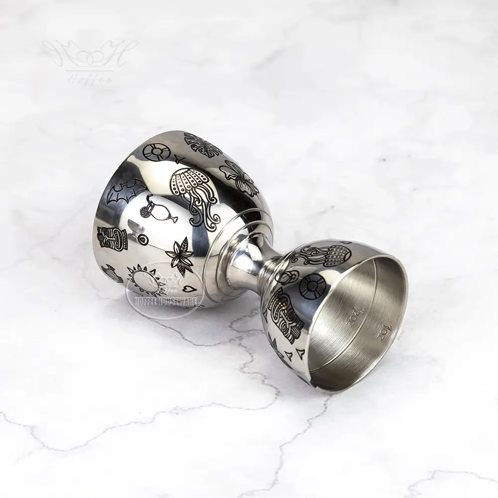 1+2oz Tiki-style Etching Liquor Measuring Bell-shape Cocktail Jigger (8).jpg