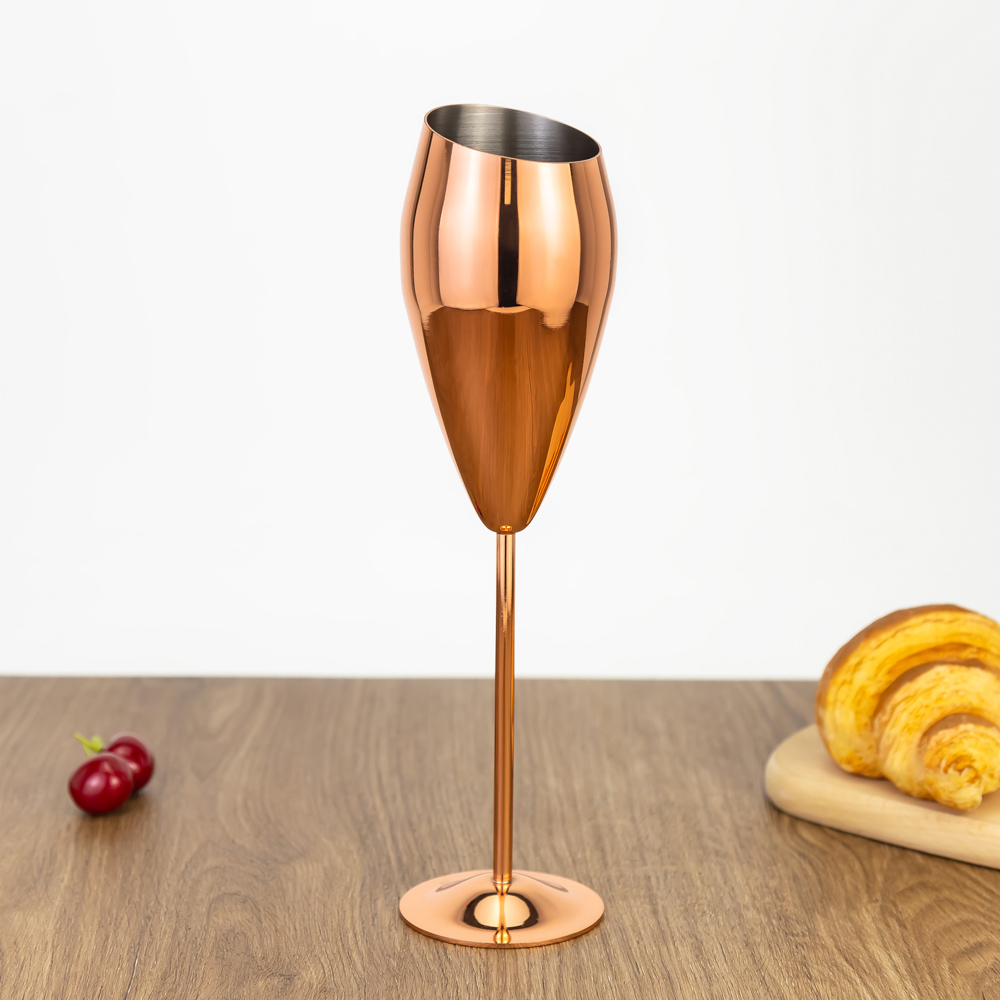 Tulip Shaped Stainless Steel Champagne Flutes (3).jpg
