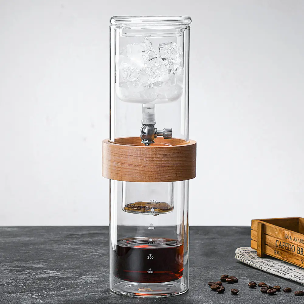 500ml 4 Cups Adjustable Uniform Speed Extract Brewing Slow Iced Coffee Dripper