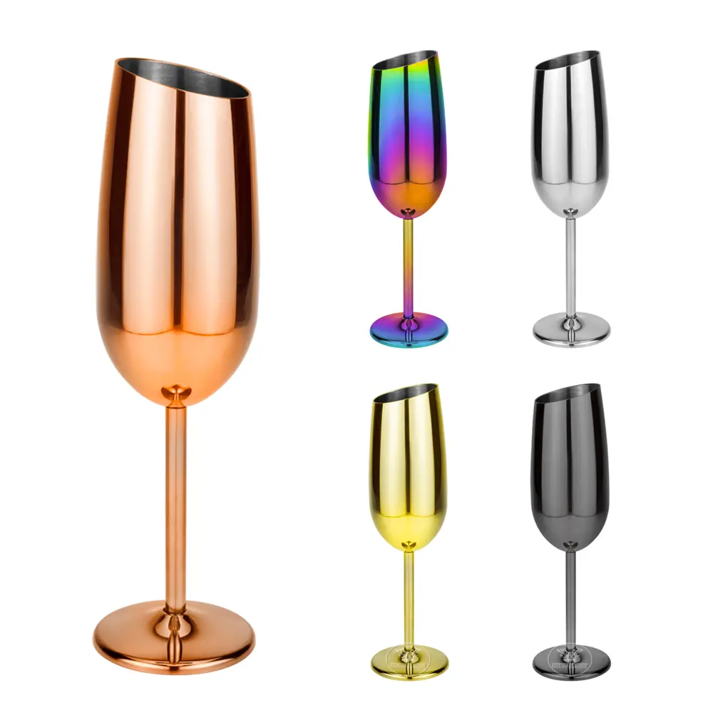 Slanted Bowl Metal Champagne Flute Wine Glass (4).jpg
