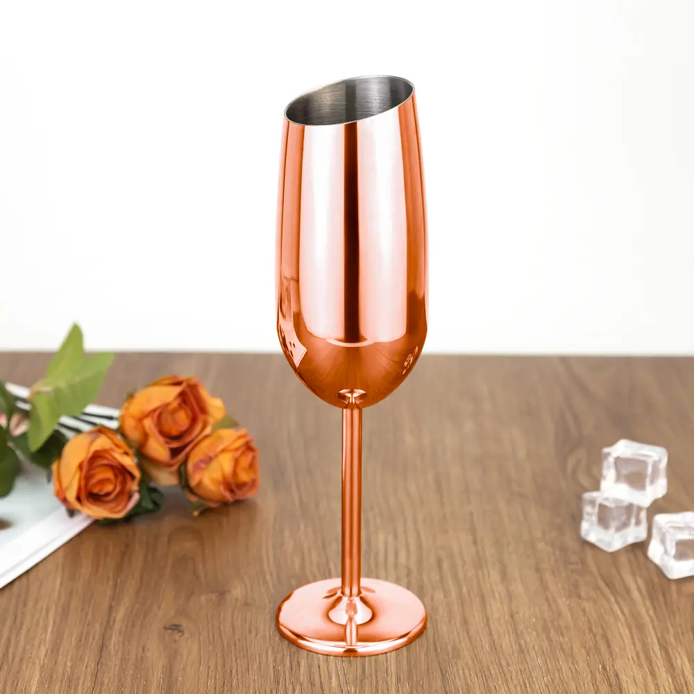 Slanted Bowl Metal Champagne Flute Wine Glass (3).jpg