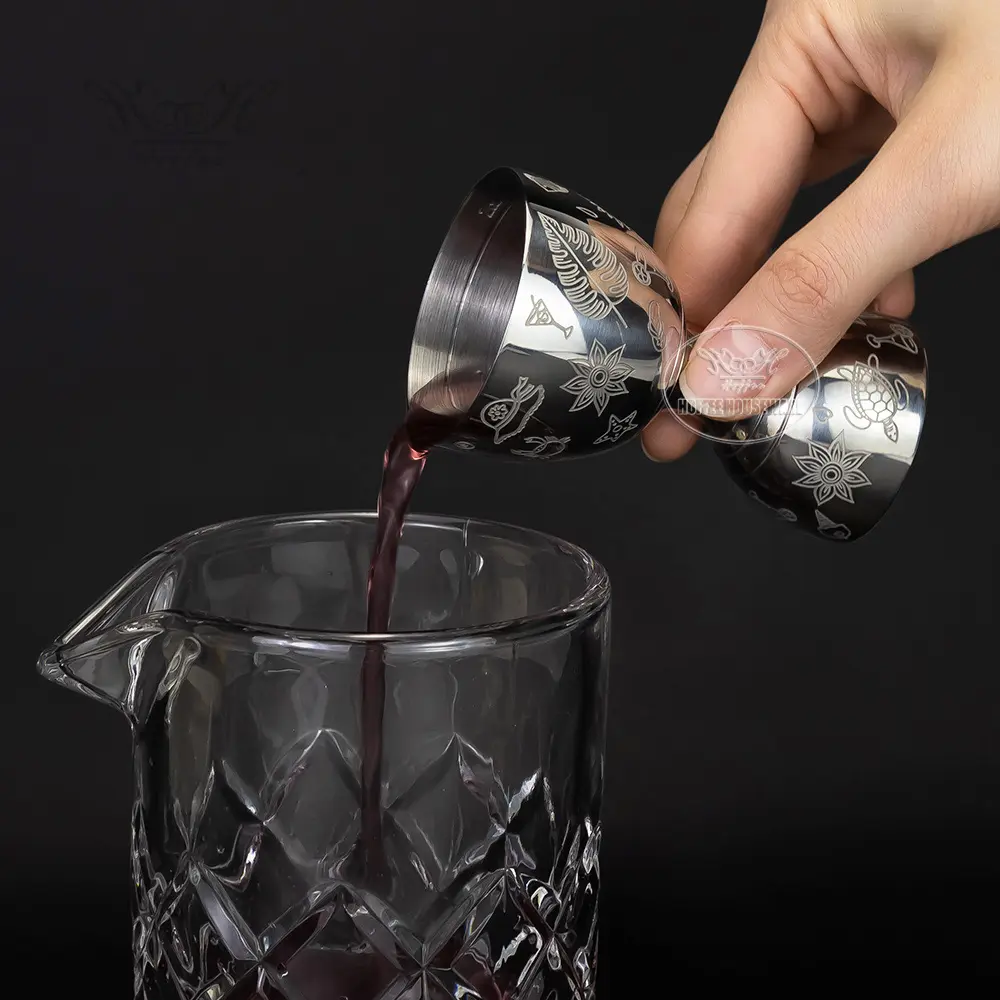 1+2oz Tiki-style Etching Liquor Measuring Bell-shape Cocktail Jigger (3).jpg