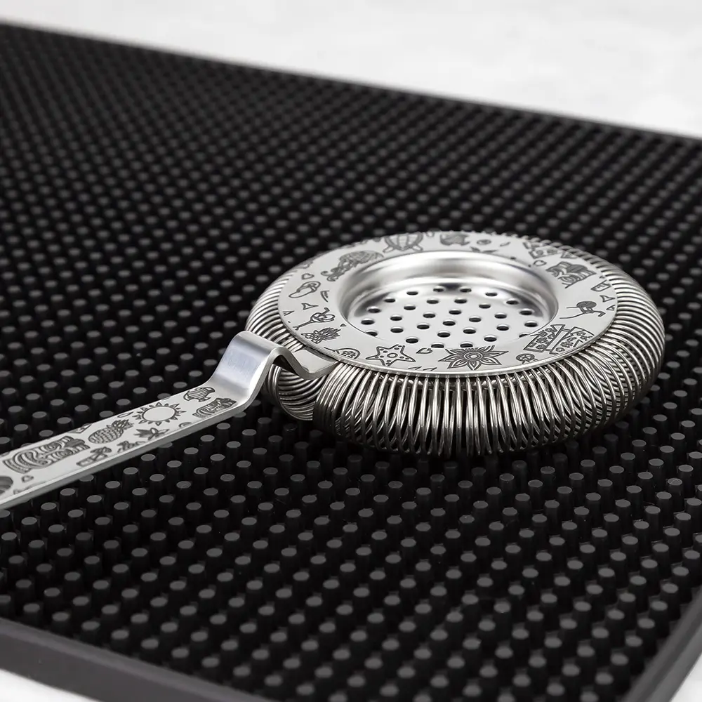 Tropical Style Engraved Bent Handle Ice Strainer (2).jpg