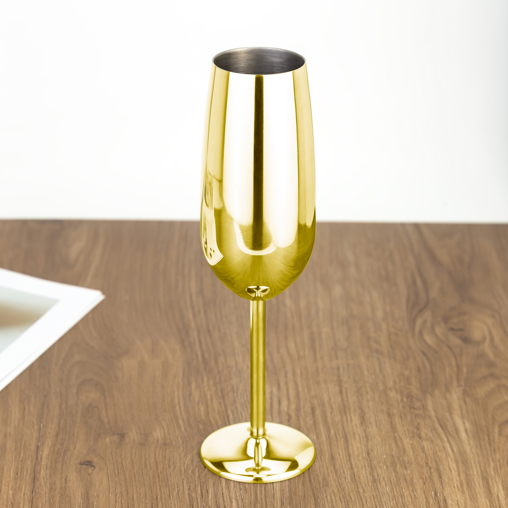 Elegant Tulip Shaped Stainless Steel Champagne Flutes (2).jpg