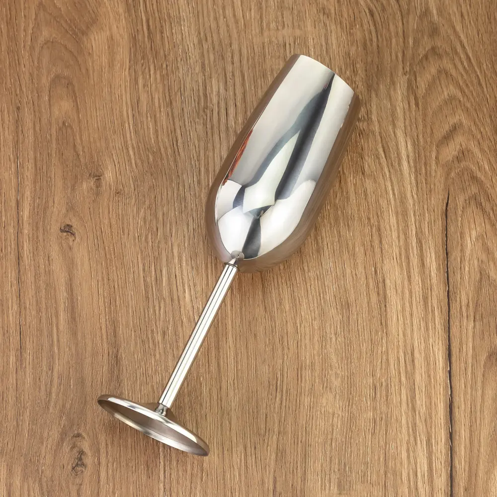 Tilt Rim Long Stem Stainless Steel Champagne Glass (4).jpg