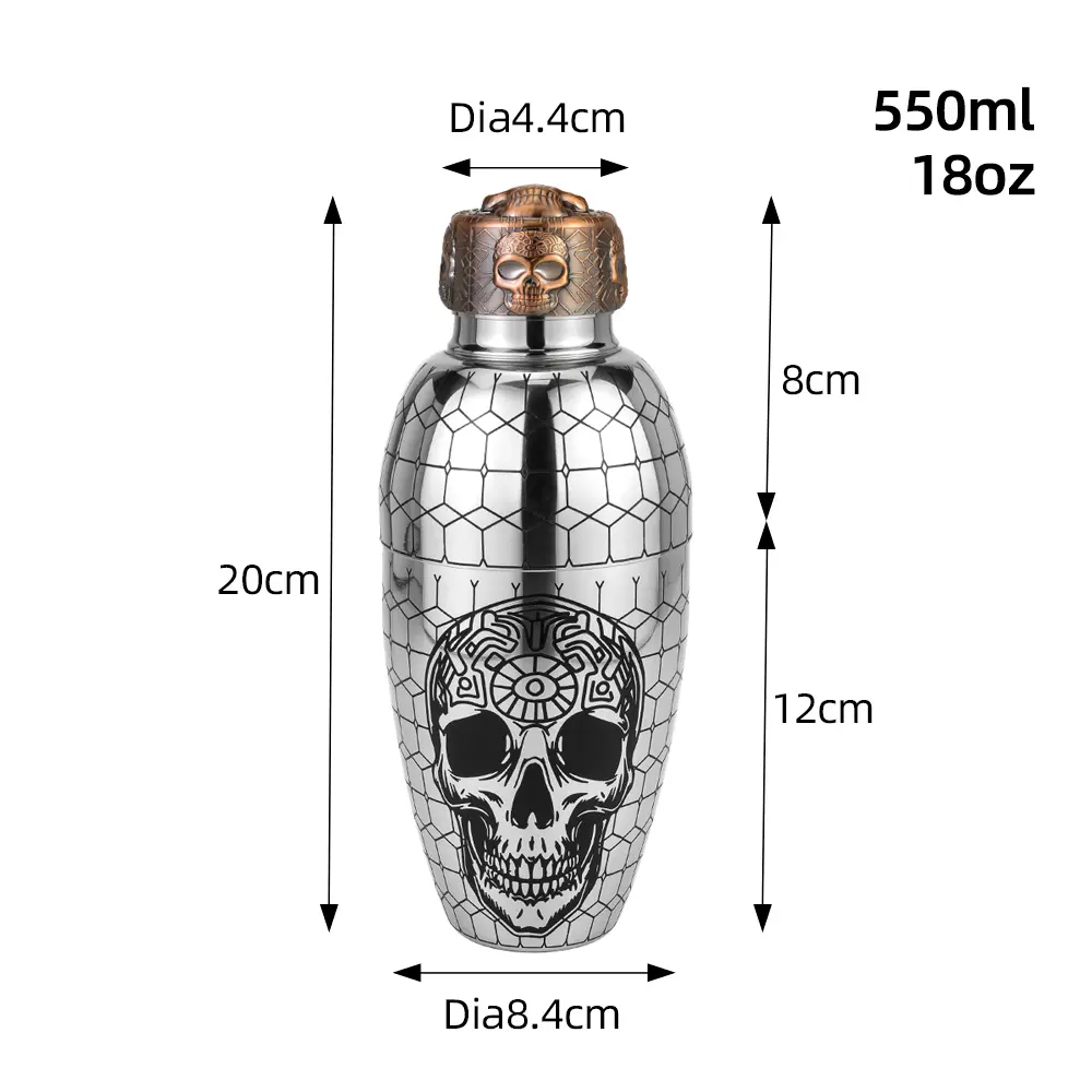 550ml 3 Pieces Skull Head Cocktail Cobbler Shaker (6).jpg