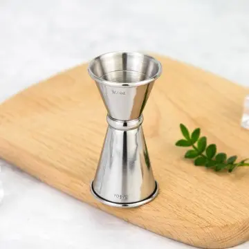 15ml+22ml 1/2oz+3/4oz Double Ended Bar Jigger Stainless Steel Bartender Measuring Ounce Cup