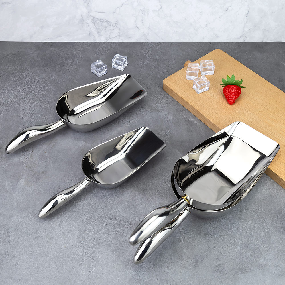 Curved Handle Flat Bottom Stainless Steel Ice Scoop (2).jpg