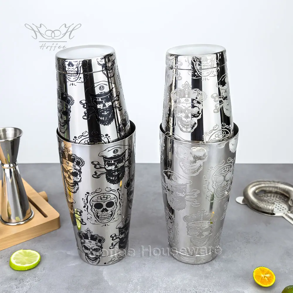 5-Pieces Etching Pattern Stainless Steel Boston Cocktail Shakers Set (2).jpg