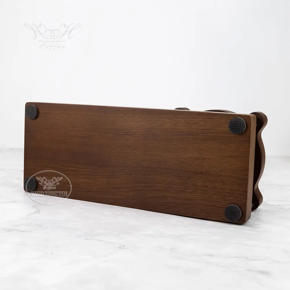 Multi-function 515458mm Sapele Wood Espresso Portafilter Holder Stand with Coffee Tamper Distributor Station (8).jpg